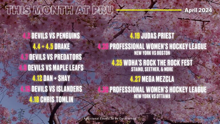 Coming Up At The Pru This Month!