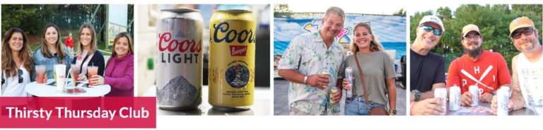 Join the Party at BlueClaws Sand Bar on Thirsty Thursdays!