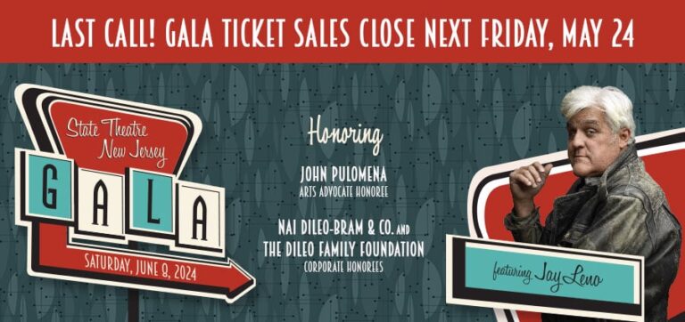 A Night of Nostalgia and Entertainment at the State Theatre New Jersey Benefit Gala featuring Jay Leno