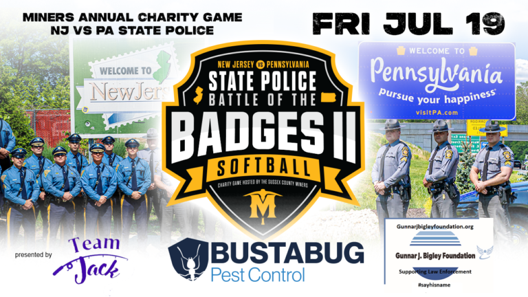 Sussex County Miners Announce Beneficiaries for Battle of The Badges 2 Event