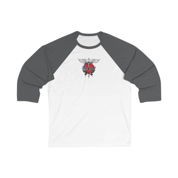 Jon Bon Jovi Unisex 3/4 Sleeve Baseball Tee - Image 3