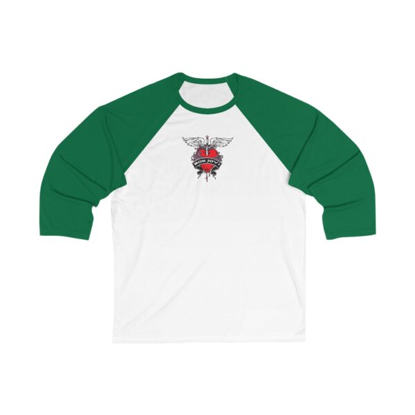 Jon Bon Jovi Unisex 3/4 Sleeve Baseball Tee - Image 5