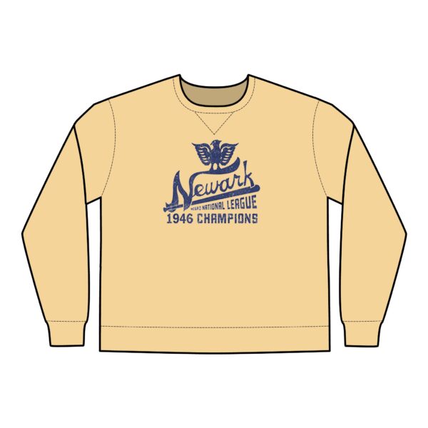 1946 Newark Negro National League Championship Unisex ComfortWash® Garment Dyed Crewneck Sweatshirt - Image 3