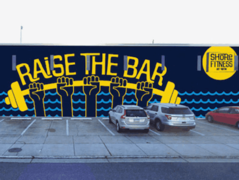 Jersey-Shore-Fitness-Gym-Unveils-New-Mural