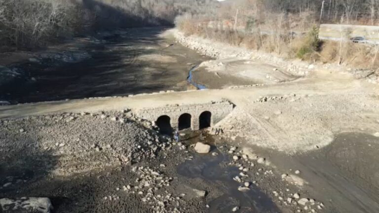 New Jersey Attraction: ‘Ghost Bridge’ Reappears as Oak Ridge Reservoir Drains in Northern NJ