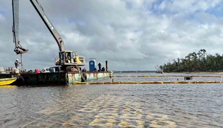 Rutgers-designed Oyster Reef Structure Installed to Help Protect U.S. Military Base from Storms : Newsroom