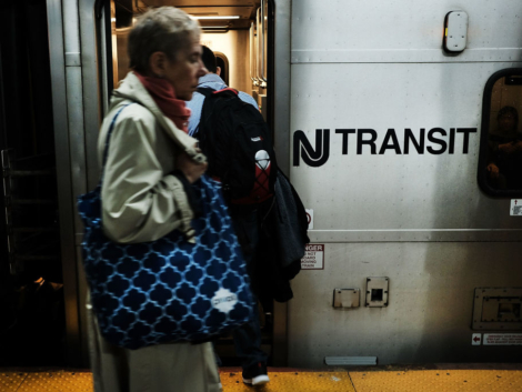 NEW YORK, NY - APRIL 26:  Passengers board a New Jersey Transit train at Pennsylvania Station on April 26, 2017 in New York City.  Following two recent derailments at the crowded Manhattan station, Amtrak officials are now considering closing tracks at the station for an extended duration to make long-term repairs. Commuters fear that these temporary closings would only add to recent delays and cancellations of trains.  (Photo by Spencer Platt/Getty Images)