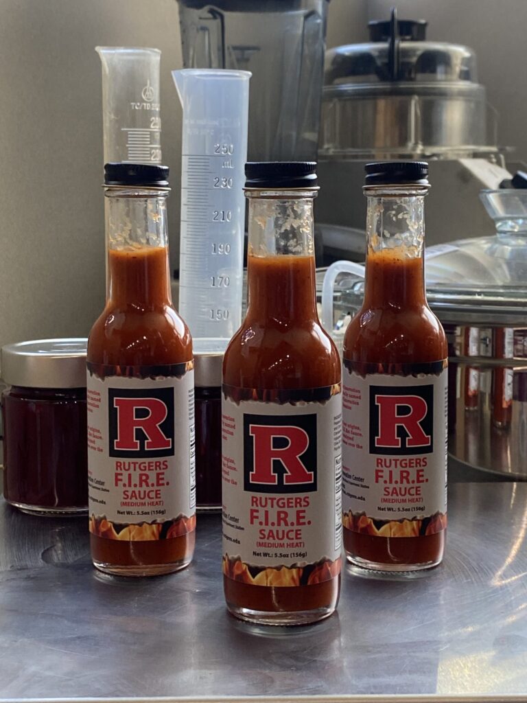 Rutgers-created F.I.R.E Hot Sauce Packs a Punch : Newsroom