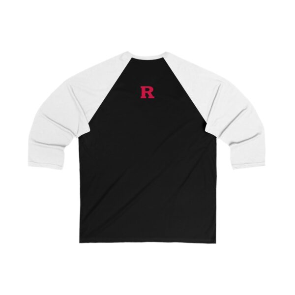 Rutgers Scarlet Knights Unisex 3/4 Sleeve Baseball Tee - Image 6