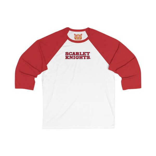 Rutgers Scarlet Knights Unisex 3/4 Sleeve Baseball Tee - Image 7