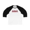 Rutgers Scarlet Knights Unisex 3/4 Sleeve Baseball Tee - Image 3