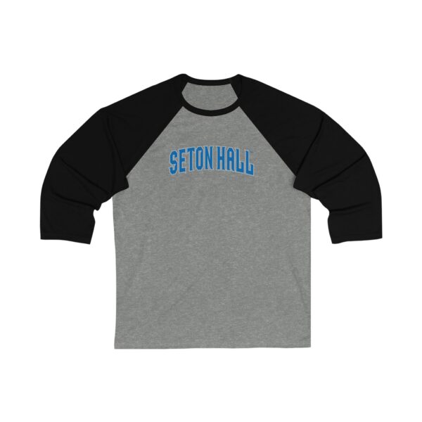 Seton Hall Pirates Unisex 3/4 Sleeve Baseball Tee - Image 3