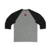 Rutgers Scarlet Knights Unisex 3/4 Sleeve Baseball Tee - Image 2