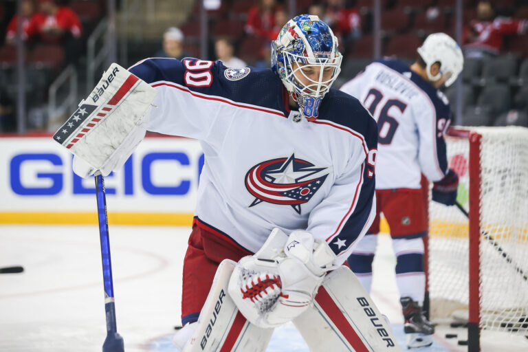 Blue Jackets’ Merzlikins Shines in Win Over Devils – The Hockey Writers – Columbus Blue Jackets