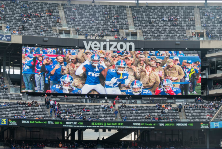 Giants Host Freedom Wing at Salute to Service Game: A Day of Honor and Celebration, 514th Air Mobility Wing Participates in Salute to Service at MetLife Stadium