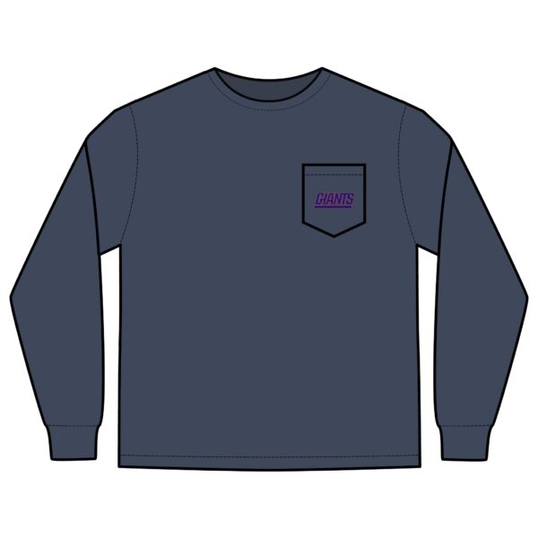 New York Giants Unisex Long Sleeve Pocket T-Shirt - Image 21