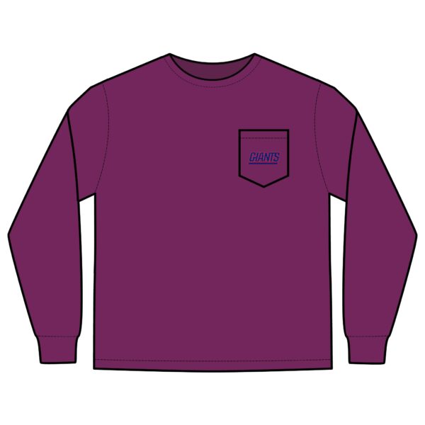 New York Giants Unisex Long Sleeve Pocket T-Shirt - Image 27