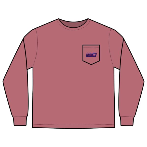 New York Giants Unisex Long Sleeve Pocket T-Shirt - Image 29