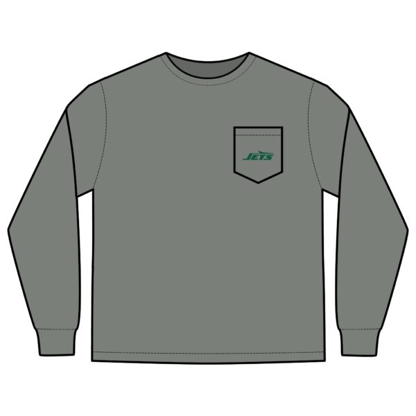 New York Jets Unisex Long Sleeve Pocket T-Shirt - Image 5