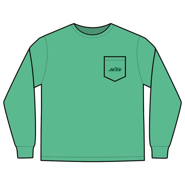 New York Jets Unisex Long Sleeve Pocket T-Shirt - Image 9