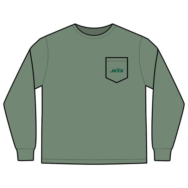 New York Jets Unisex Long Sleeve Pocket T-Shirt - Image 11