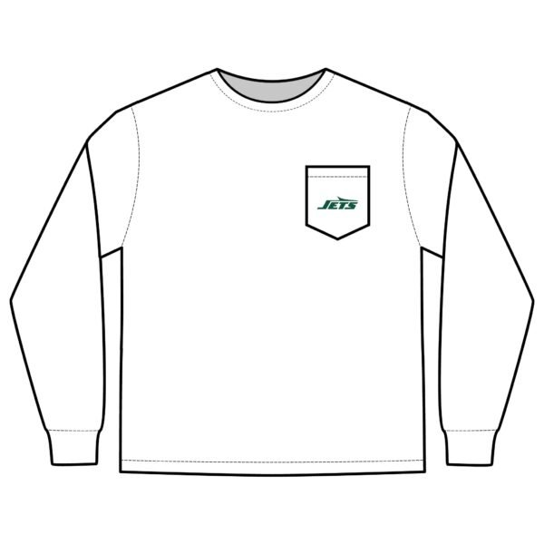 New York Jets Unisex Long Sleeve Pocket T-Shirt