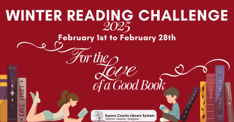 Sussex County Library System Kicks Off 2025 Winter Reading Challenge on February 1st
