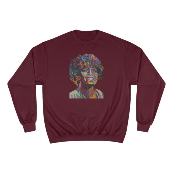 Whitney Houston Mural / Newark, NJ Champion Sweatshirt - Image 25