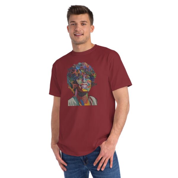 Whitney Houston Mural / Newark, NJ Organic Unisex Classic T-Shirt - Image 27