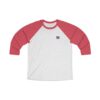 New York Giants Unisex Tri-Blend 34 Raglan Tee - Image 3