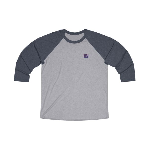 New York Giants Unisex Tri-Blend 34 Raglan Tee - Image 11