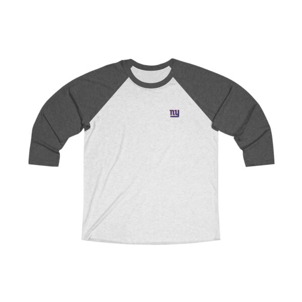 New York Giants Unisex Tri-Blend 34 Raglan Tee