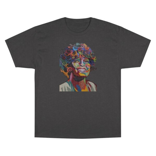 Whitney Houston Mural / Newark, NJ Champion T-Shirt - Image 5