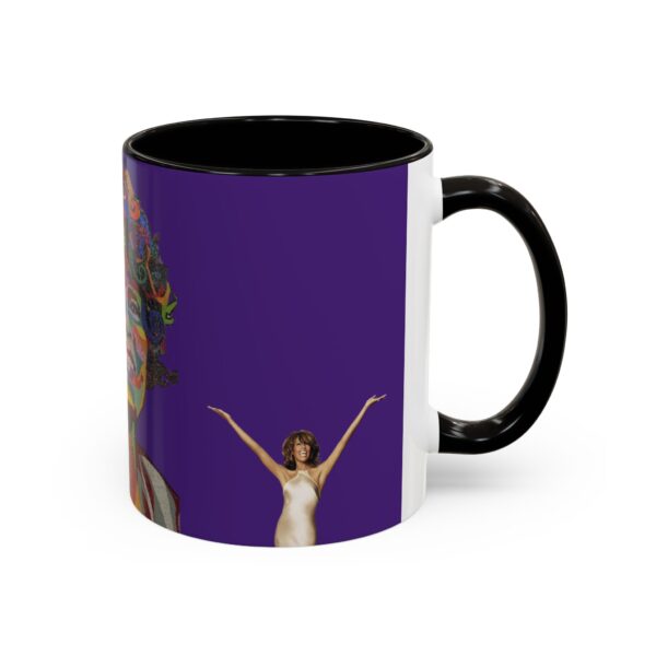 Whitney Houston Mural / Newark, NJ Colorful Mugs (11oz, 15oz) - Image 2