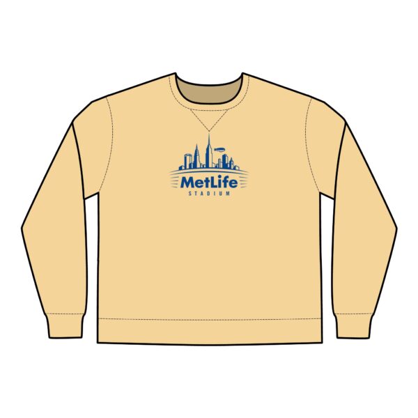 MetLife Stadium Unisex ComfortWash® Garment Dyed Crewneck Sweatshirt - Image 3