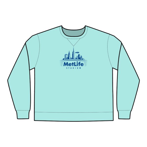 MetLife Stadium Unisex ComfortWash® Garment Dyed Crewneck Sweatshirt - Image 7