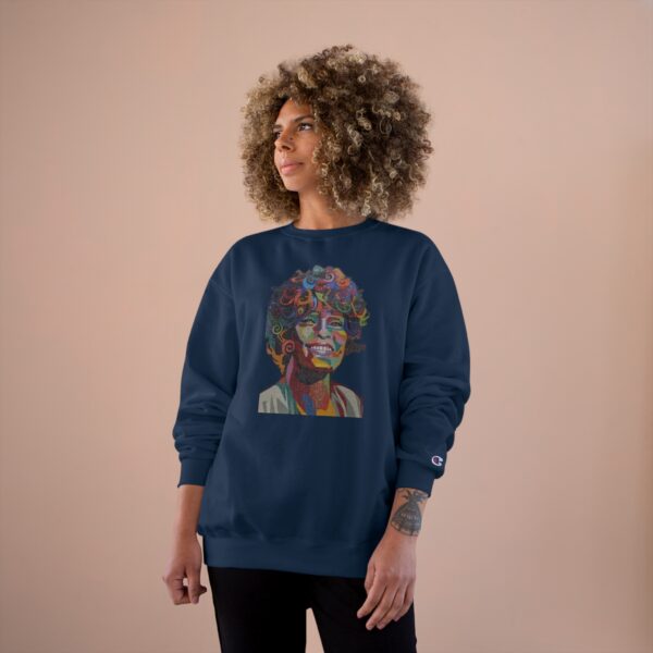 Whitney Houston Mural / Newark, NJ Champion Sweatshirt - Image 20