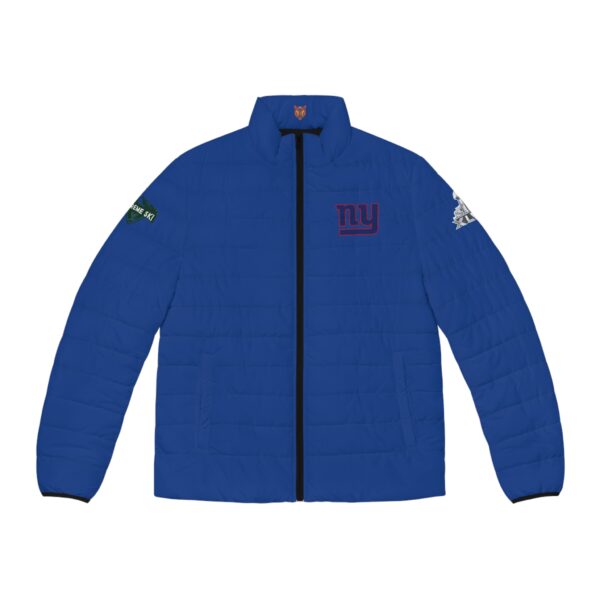 New York Giants Super Bowl XLVI Men's Puffer Jacket - Image 5