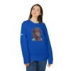 Whitney Houston Mural / Newark, NJ Adidas Unisex Fleece Crewneck Sweatshirt - Image 11