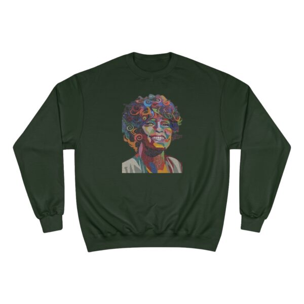 Whitney Houston Mural / Newark, NJ Champion Sweatshirt - Image 9