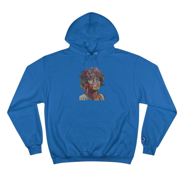 Whitney Houston Mural / Newark, NJ Champion Hoodie - Image 13