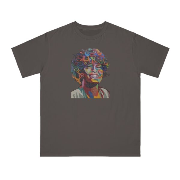 Whitney Houston Mural / Newark, NJ Organic Unisex Classic T-Shirt - Image 9