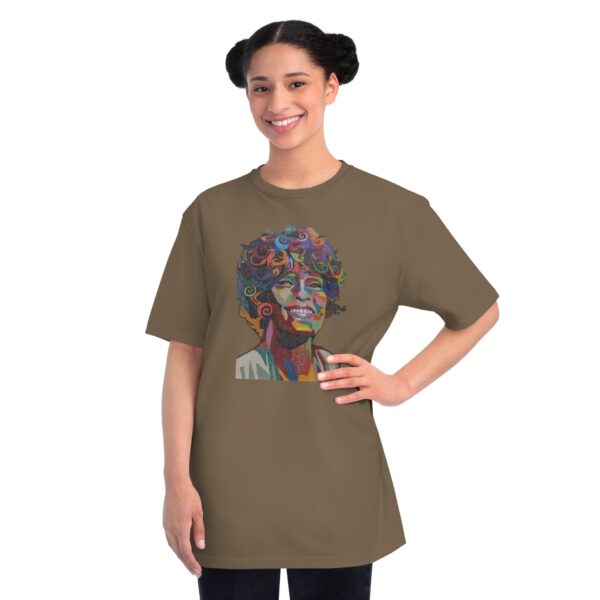 Whitney Houston Mural / Newark, NJ Organic Unisex Classic T-Shirt - Image 4