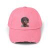 Whitney Houston Mural / Newark, NJ Unisex Distressed Cap - Image 25