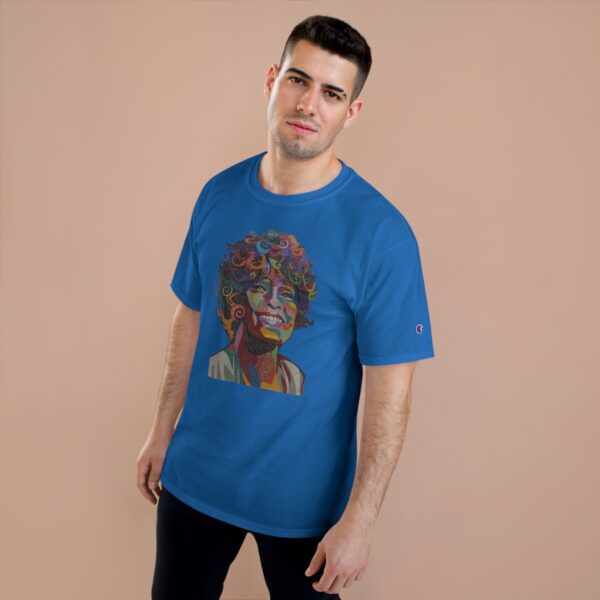 Whitney Houston Mural / Newark, NJ Champion T-Shirt - Image 15