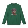 Whitney Houston Mural / Newark, NJ Adidas Unisex Fleece Crewneck Sweatshirt - Image 5