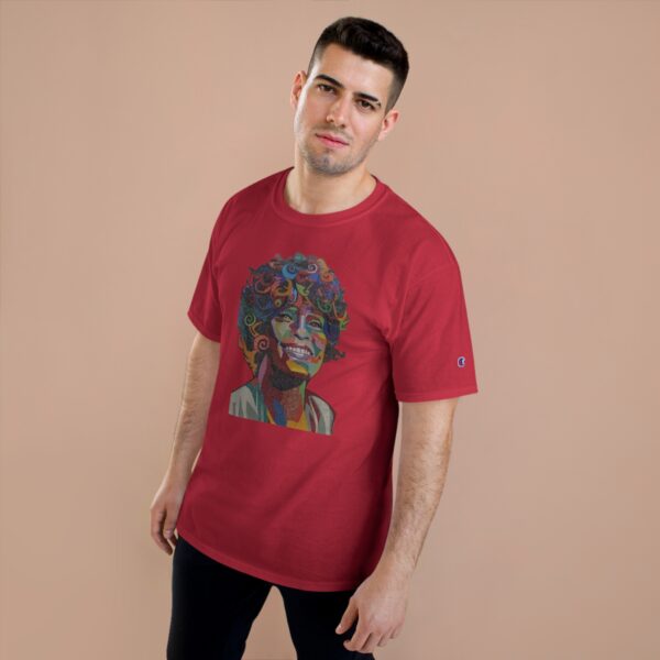 Whitney Houston Mural / Newark, NJ Champion T-Shirt - Image 35