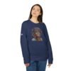 Whitney Houston Mural / Newark, NJ Adidas Unisex Fleece Crewneck Sweatshirt - Image 15