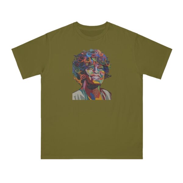 Whitney Houston Mural / Newark, NJ Organic Unisex Classic T-Shirt - Image 5