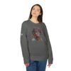 Whitney Houston Mural / Newark, NJ Adidas Unisex Fleece Crewneck Sweatshirt - Image 3